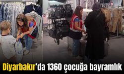 Diyarbakır Vakıflar Bölge Müdürlüğü’nden 1360 çocuğa bayramlık