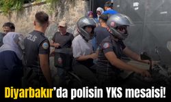 Diyarbakır'da YKS'ye geç kalan adayları sınav yerlerine polis yetiştirdi