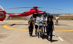 Diyarbakır'da yeni doğan bebek enfeksiyon kaptı: Ambulans helikopterle sevk edildi