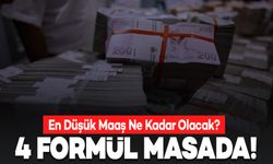 En düşük maaş ne kadar olacak? 4 Farklı Formül Masada!