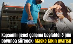 Diyarbakır ve ilçelerinde başlatıldı 3 gün boyunca sürecek: Maske takın uyarısı!