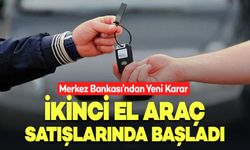 Merkez Bankası'ndan İkinci El Araç Satışları için Yeni Uygulama