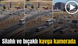 Diyarbakır'da 7 kişinin yaralandığı silahlı ve bıçaklı kavga kamerada