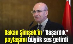 Bakan Şimşek'in "Başardık" paylaşımı büyük ses getirdi