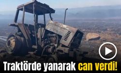 Yangına traktörle müdahale eden çocuk, yanarak hayatını kaybetti