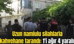 Uzun namlulu silahlarla kahvehane tarandı: 1'i ağır 4 yaralı