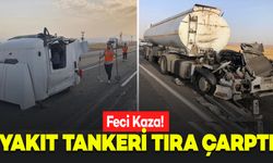 Tanker Kazası: Tır Şoförü Yaralandı!