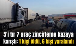 TAG otoyolunda yine feci kaza: 1 ölü 6 yaralı