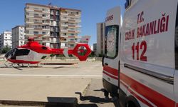 Ambulans helikopter uyanamayan çocuk için havalandı