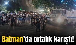 Batman’da ortalık karıştı, polis müdahale etti: Gözaltılar var!