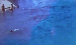 Batman’da sulama kanalında boğulma tehlikesi geçiren çocuk güvenlik kamerasınca kaydedildi
