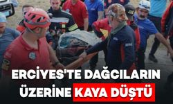 Erciyes'te Dağcıların Üzerine Kaya Düştü