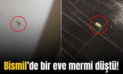 Bismil’de bir eve yorgun mermi isabet etti