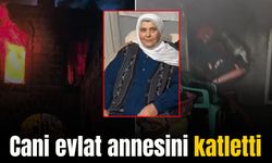 Evi yaktı kapıyı kilitleyip kaçtı: Cani evlat annesini katletti