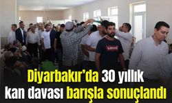 Diyarbakır’da 30 yıllık kan davası barışla son buldu