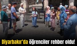 Diyarbakır’da öğrenciler turistlere rehberlik yaparak yabancı dillerini geliştiriyorlar