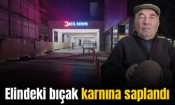 Kazara karnına bıçak saplanan 92 yaşındaki adam öldü