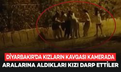 Diyarbakır'da kızların kavgası kamerada