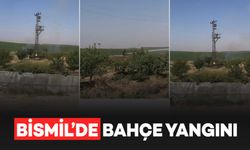 Bismil’de bahçe yangınına itfaiye müdahale etti