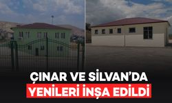 Çınar ve Silvan’da yenileri inşa edildi