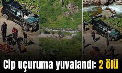 Uçuruma yuvalanan cipte 2 kadın öldü, 3 kişi yaralandı