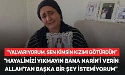 Diyarbakır’da kaybolan Narin’in Annesi: Hayatımızı mahvettiler, hayallerimizi yıktılar