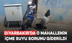 Diyarbakır'da O Mahallenin İçme Suyu Sorunu Giderildi