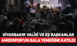 Diyarbakır Valisi ve Eş Başkanlar Amedspor’un Gala Yemeğine Katıldı