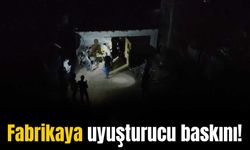 Fabrikada uyuşturucu ve silah ele geçirildi