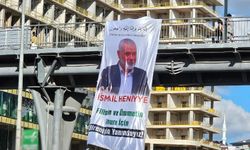 Kadıköy’de İsmail Heniyye posteri asıldı