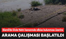 Bismil’de Dicle Nehri kenarında elbise bulunması üzerine arama çalışması başlatıldı