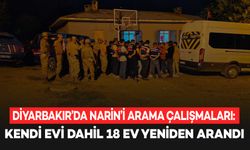 Diyarbakır’da Narin’i arama çalışmaları: Kendi evi dahil 18 ev yeniden arandı