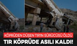 Köprüden düşen TIR'ın sürücüsü yaşamını yitirdi