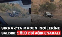 Şırnak’ta patlama: 1 ölü 2’si ağır 8 yaralı