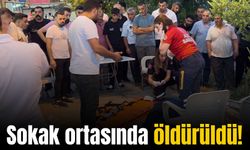 Sokak ortasında silahla vurulan kişi öldü