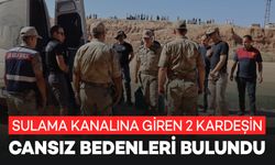 Sulama kanalına giren 2 kardeşin de cansız bedeni bulundu