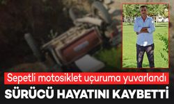 Diyarbakır’da uçuruma yuvarlanan sepetli motosikletin sürücüsü öldü