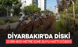 Diyarbakır'da DİSKİ 13 Bin 800 Metre İçme Suyu Hattı Döşedi