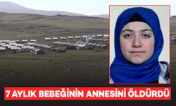 7 aylık bebeğinin annesini öldürdü