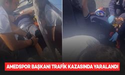 Amedspor Başkanı Aziz Elaldı trafik kazasında yaralandı