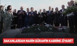 Diyarbakır’da bulunan bakanlardan Narin Güran'ın kabrine ziyaret