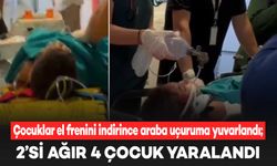 Çocukların kullandığı araç uçuruma yuvarlandı: 2’si ağır 4 çocuk yaralandı