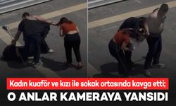 Diyarbakır’da bir şahıs, bayan kuaförü anne ve kızını sokak ortasında bayıltırcasına dövdü