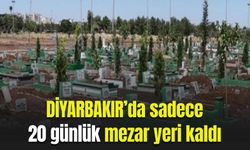 Diyarbakır’da sadece 20 günlük mezar yeri kaldı