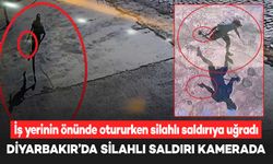 Diyarbakır’da iş yerinin önünde oturan şahsa silahlı saldırı