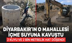 Diyarbakır’ın O Mahallesi İçme Suyuna Kavuştu: 2 Kuyu Ve 2 Bin Metrelik Hat Döşendi