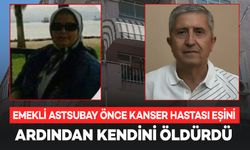 Emekli astsubay önce kanser hastası eşini ardından kendini öldürdü