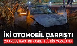 İki otomobil çarpıştı: 2 kardeş hayatını kaybetti, 3 kişi yaralandı