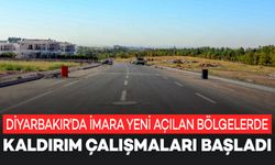 Diyarbakır'da İmara Yeni Açılan Bölgelerde Kaldırım Çalışmaları Başladı