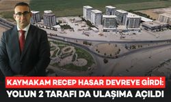 Kaymakam Recep Hasar devreye girdi: Yolun 2 tarafı da ulaşıma açıldı